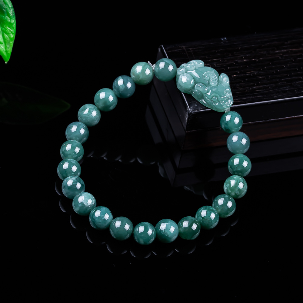 Women'S Accessories - Naturalna bramka z jadeitu birmańskiego Pixiu,