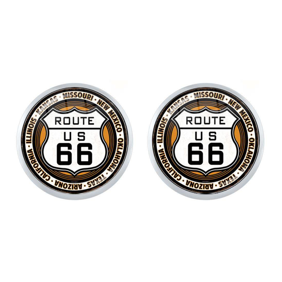 Women Accessories Usa - New Route US 66 kolczyki 12mm