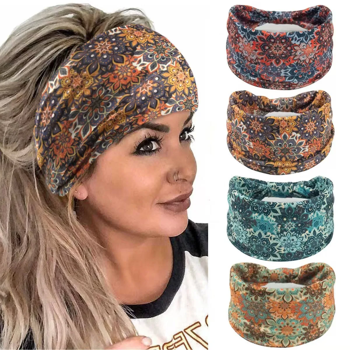 Women'S Yoga Accessories - 🌸 Opaska na głowę w stylu