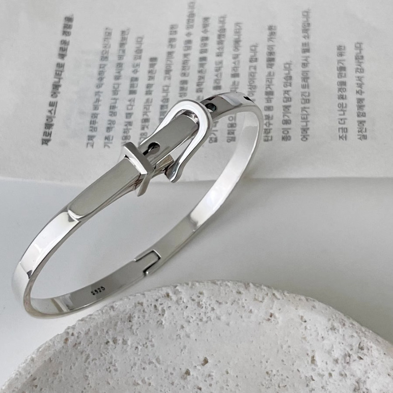 Nowy 925 Sterling Silver Metal – Resin Bangle Bracelet recenzja i cena
