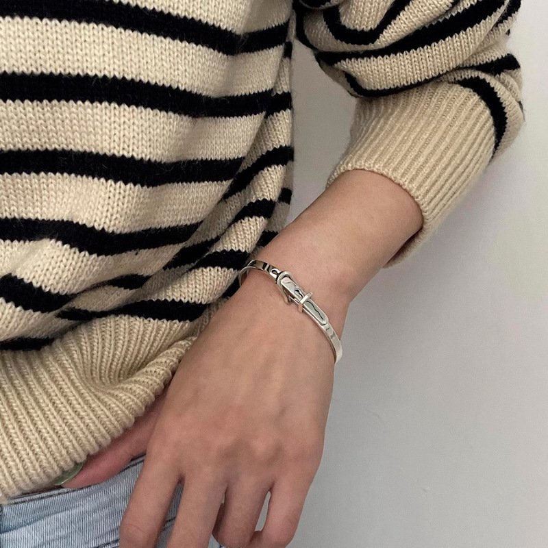 Nowy 925 Sterling Silver Metal – Resin Bangle Bracelet recenzja i cena