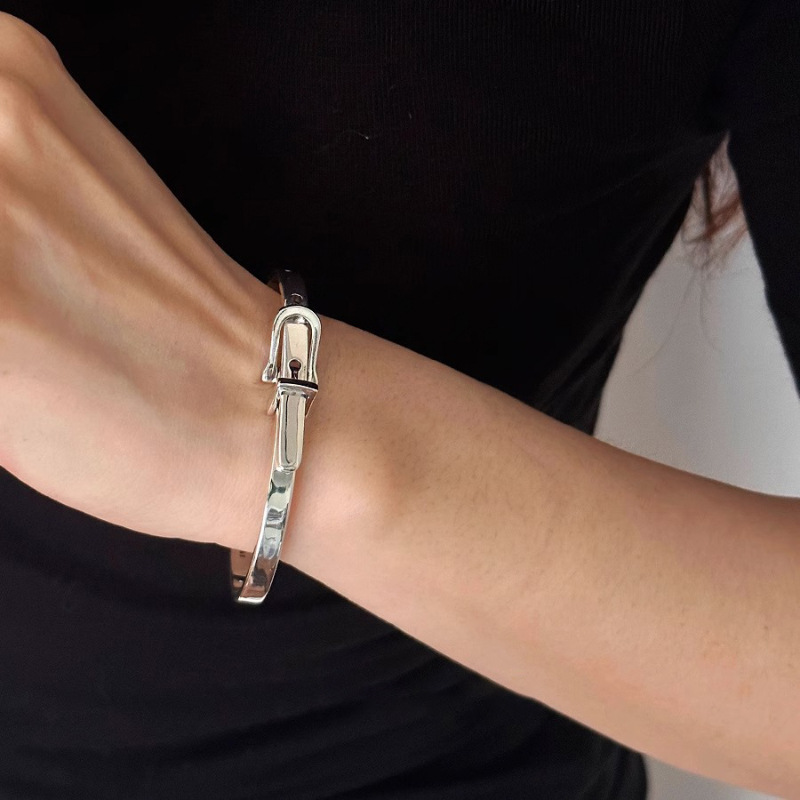 Nowy 925 Sterling Silver Metal – Resin Bangle Bracelet recenzja i cena