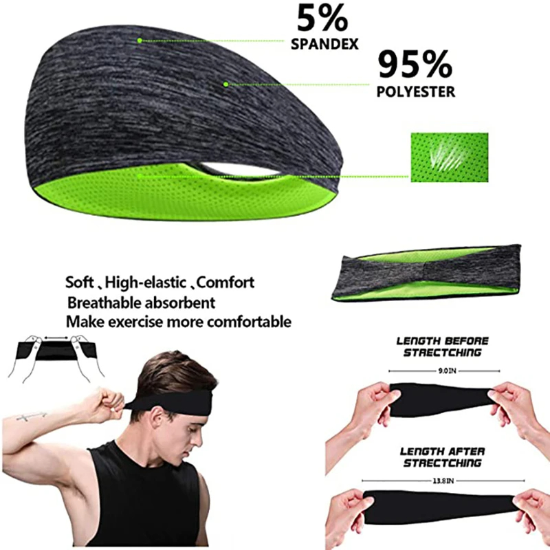 3 szt. Opaska dla mężczyzn kob – Women'S Yoga Accessories recenzja i cena