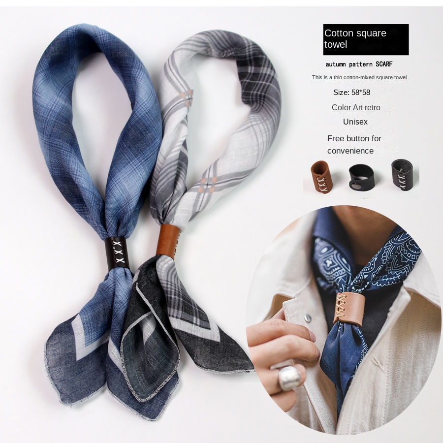 Męski kwadratowy szalik z guzi – Silk Scarf Square recenzja i cena