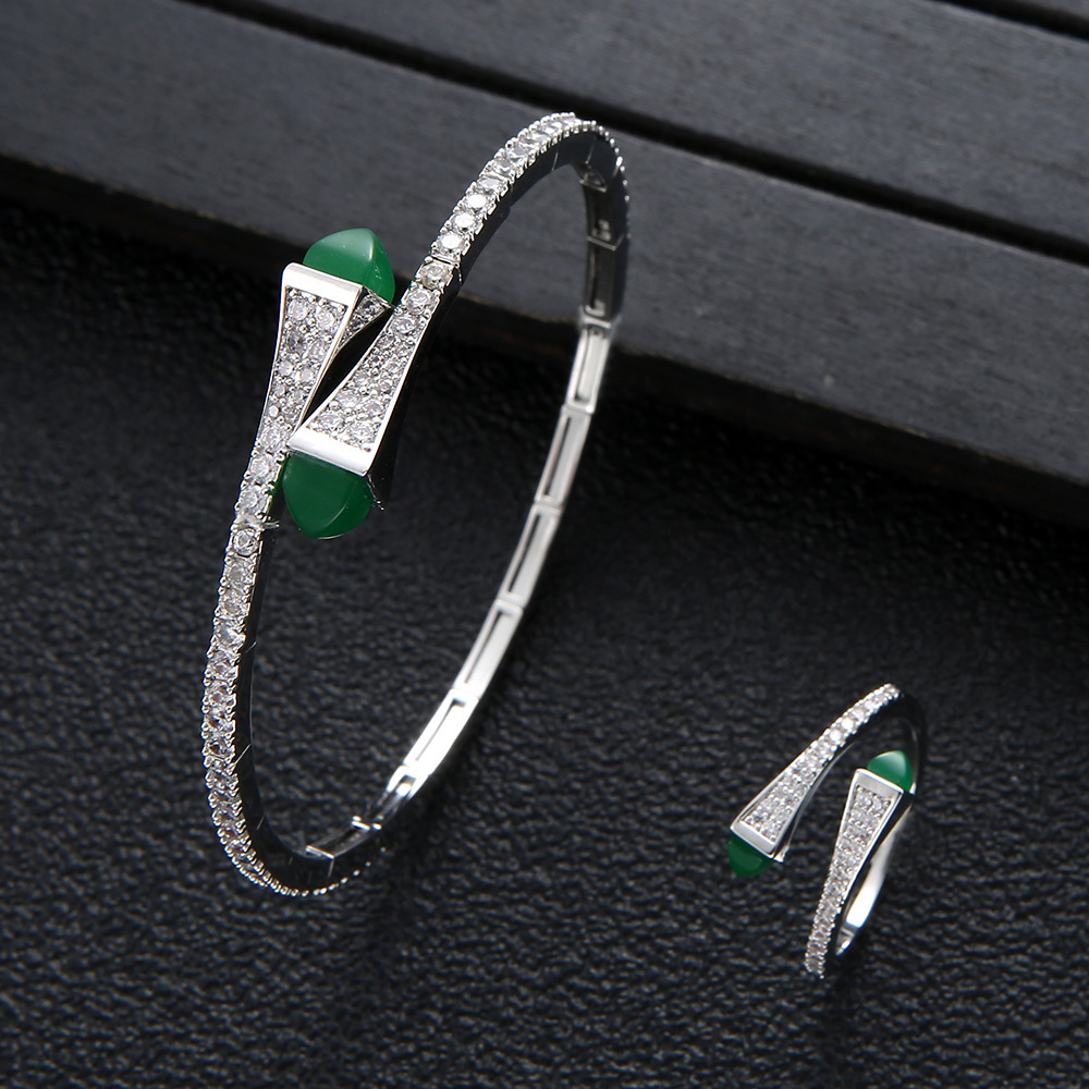 New jerseis damska moda 2 szt. – Resin Bangle Bracelet recenzja i cena