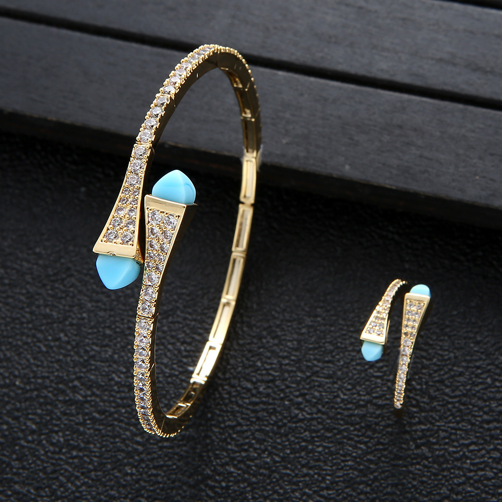New jerseis damska moda 2 szt. – Resin Bangle Bracelet recenzja i cena