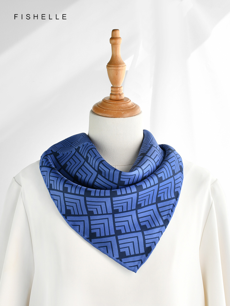 Chiński klasyczny niebieski bi – Silk Scarf Square recenzja i cena
