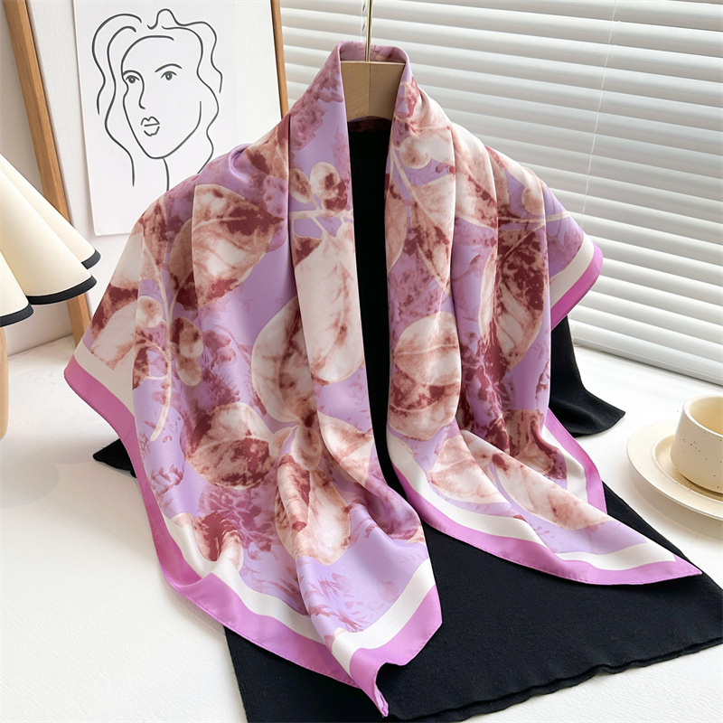 Retro 90cm drukowany duży kwad – Silk Scarf Square recenzja i cena