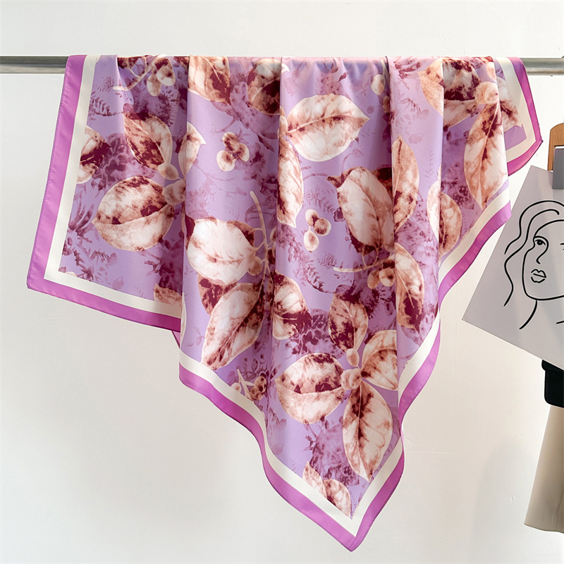 Retro 90cm drukowany duży kwad – Silk Scarf Square recenzja i cena