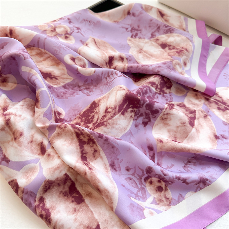 Retro 90cm drukowany duży kwad – Silk Scarf Square recenzja i cena