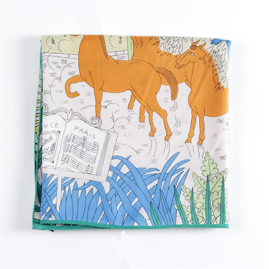 Jedwabne kaszmirowy szalik dam – Silk Scarf Square recenzja i cena