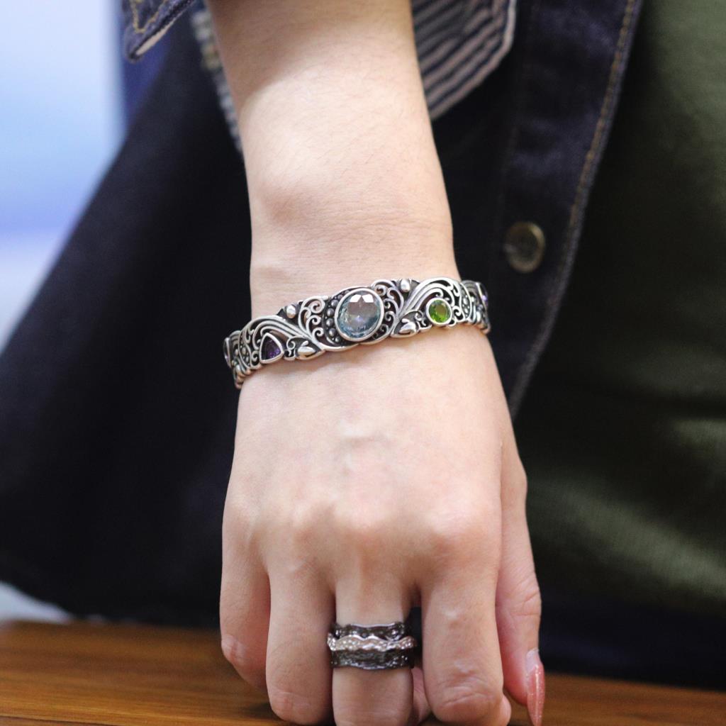 Nowa bransoletka ze srebra pró – Resin Bangle Bracelet recenzja i cena