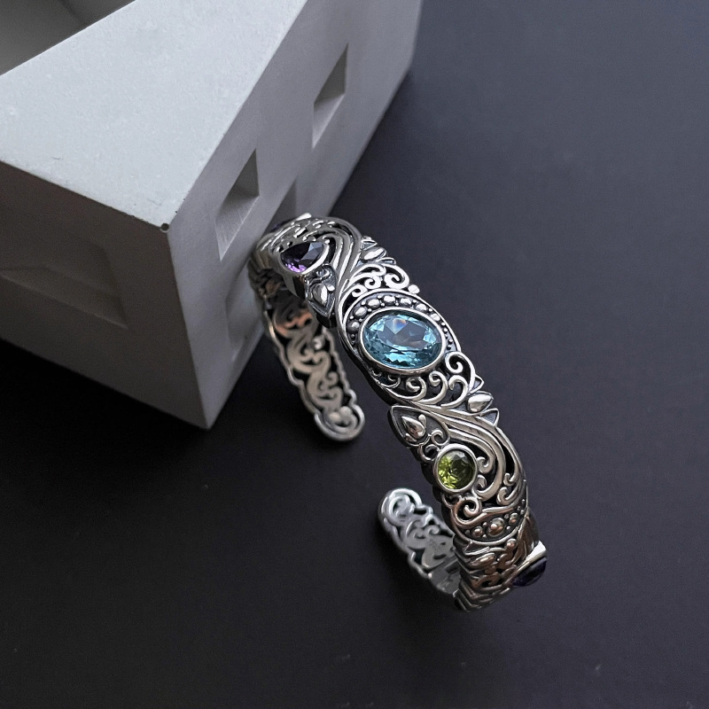 Nowa bransoletka ze srebra pró – Resin Bangle Bracelet recenzja i cena