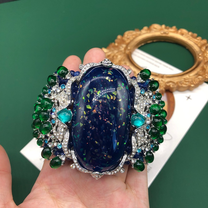 Luksusowa, vintage'owa, masywn – Resin Bangle Bracelet recenzja i cena