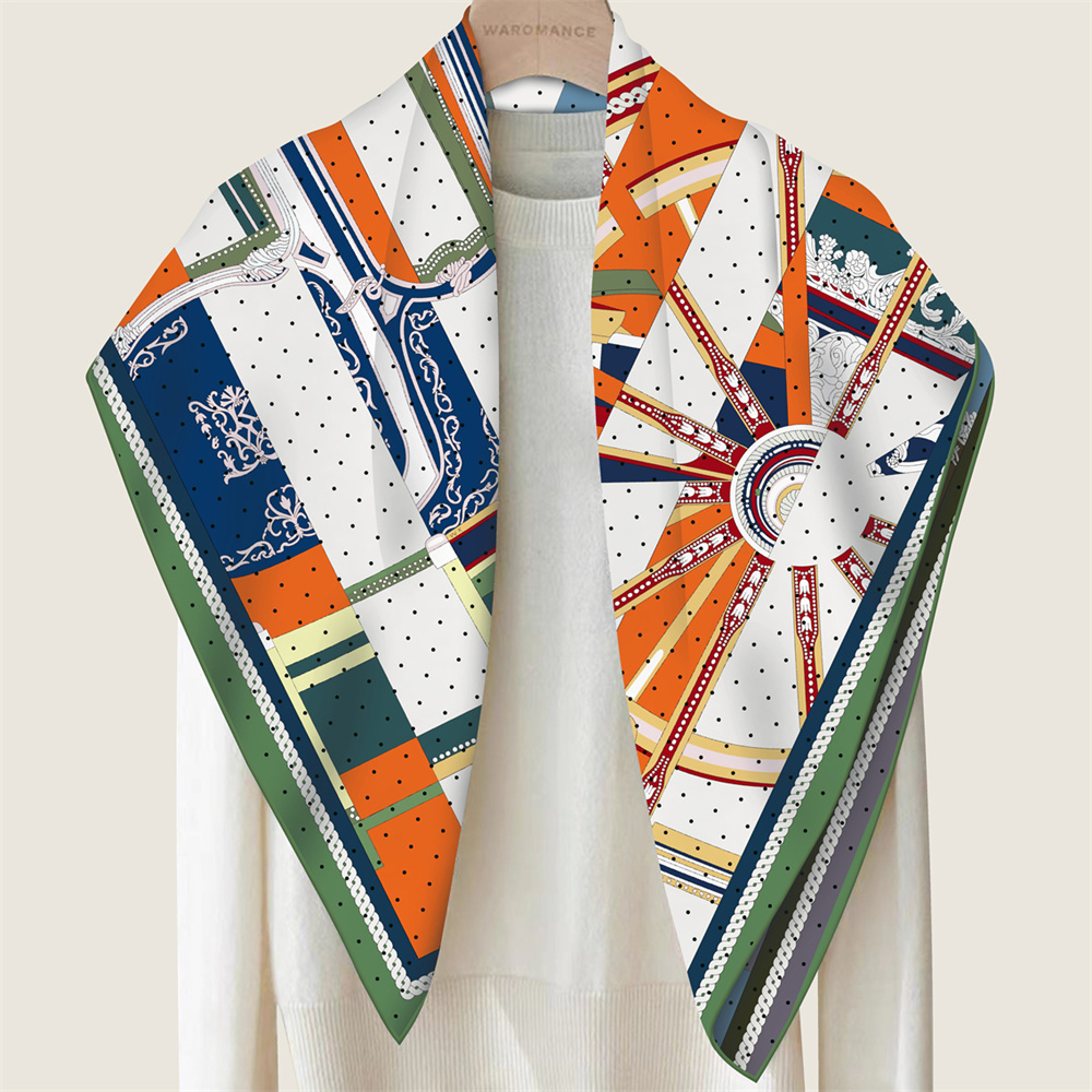 POBING ręcznie walcowany jedwa – Silk Scarf Square recenzja i cena